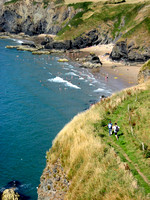 Llangrannog beach from the South